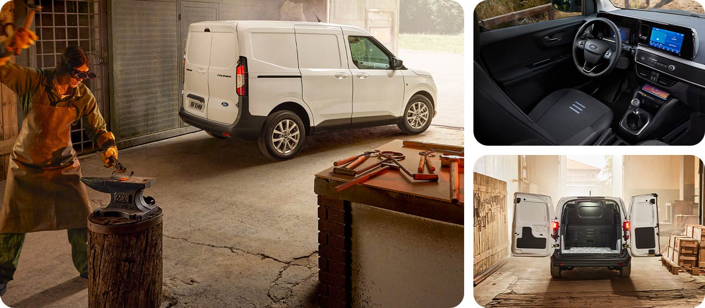Colaj grafic Ford Transit Courier Van